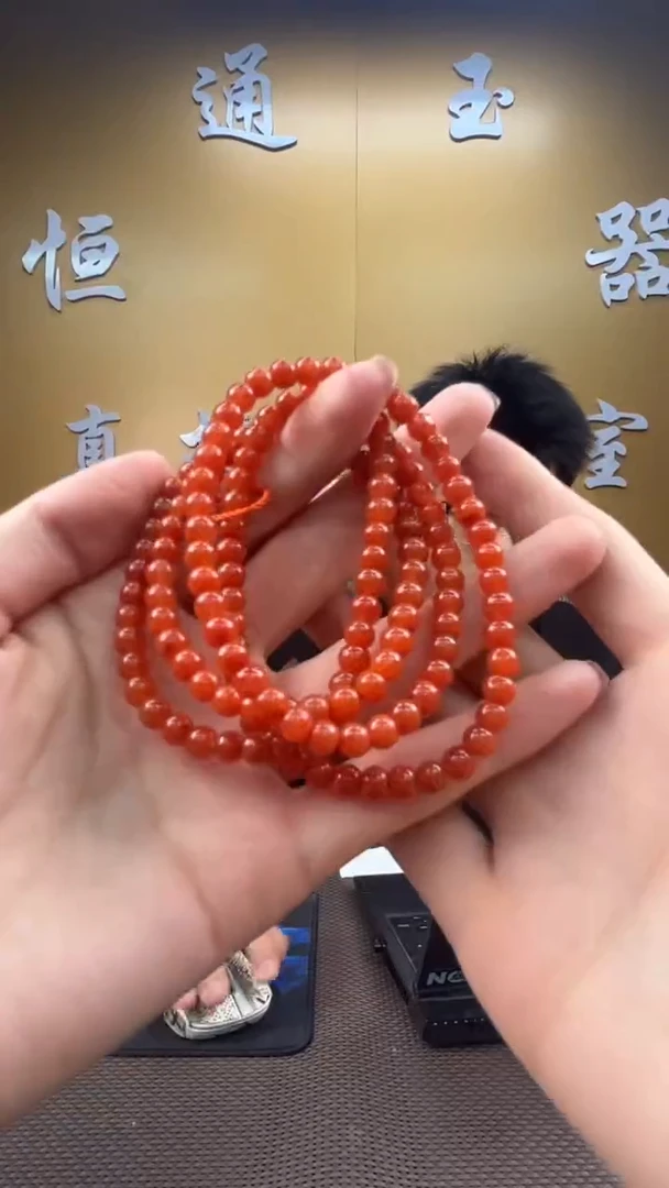 未镶嵌颈饰玛瑙/玉髓项链5mm