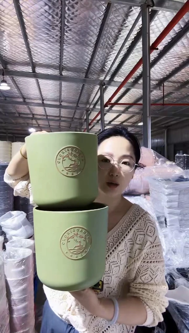 8寸克里欧直身绿色4只装