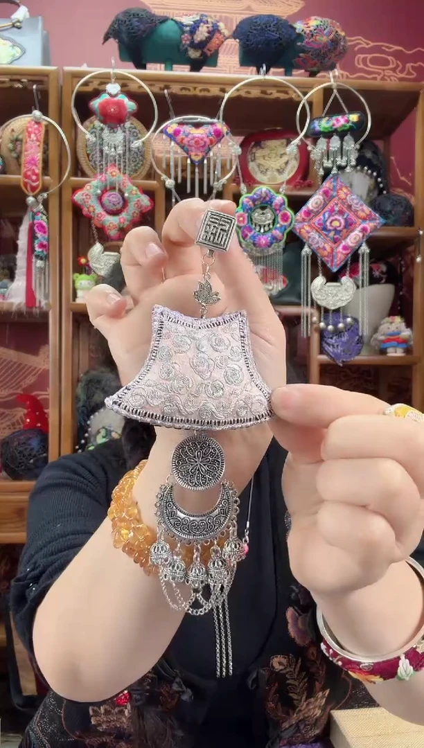 刺绣压襟17甜甜家