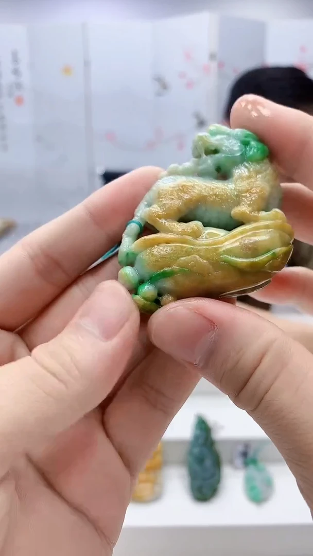 定制翡翠未镶嵌5124bb-毛货挂件37