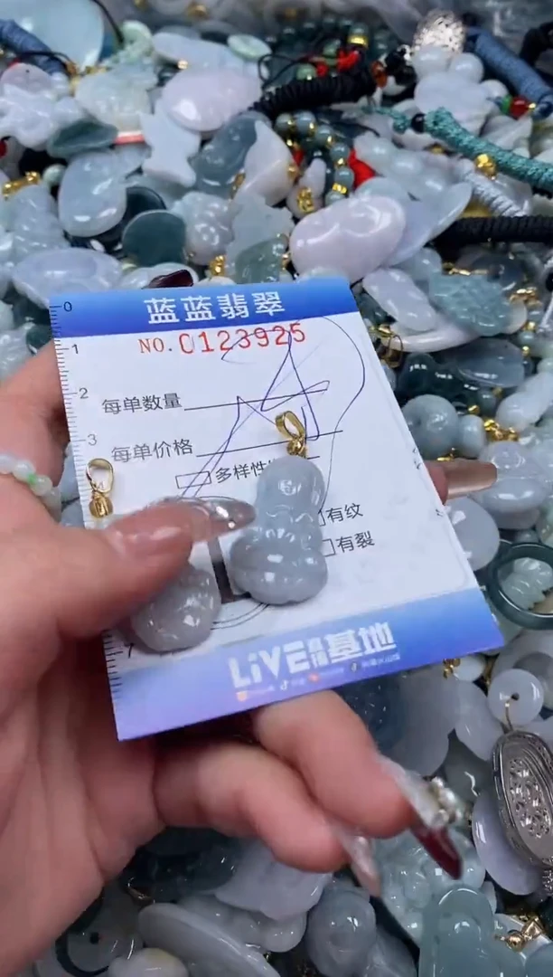 【闪购商品】翡翠颈饰未镶嵌闪购0123925多样性发其一