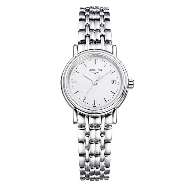 99新 Longines/浪琴 仁智女表/单表瑰丽/23.5表径石英/经典白盘