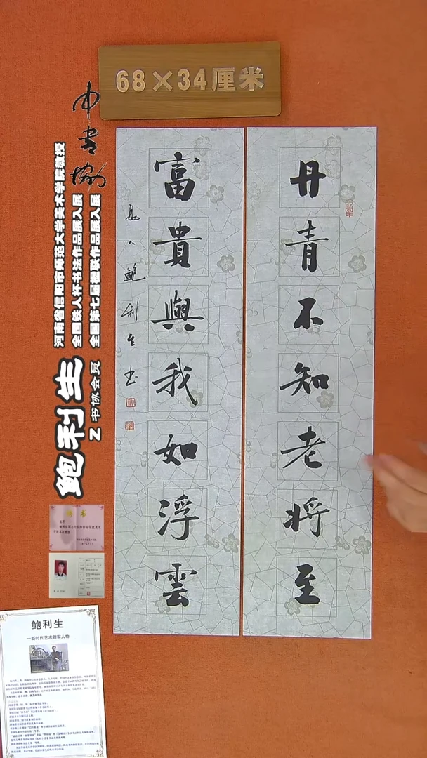 【闪购商品】书法261鲍利生书法作品