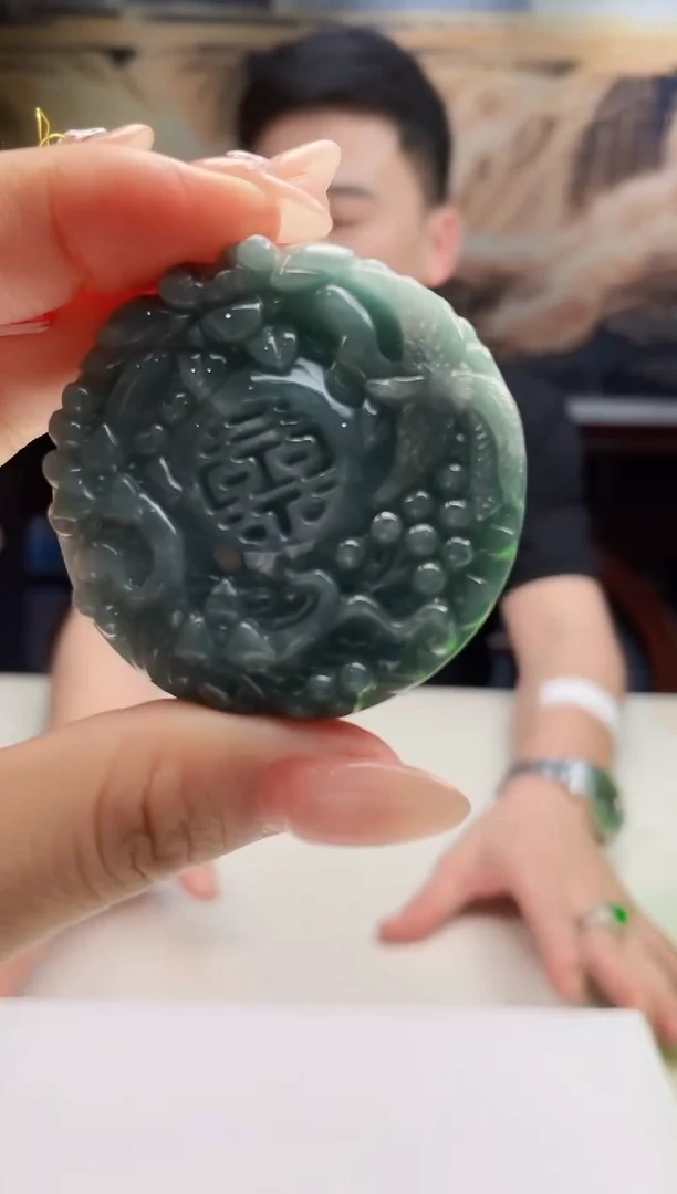 翡翠未镶嵌吊坠(不含链)多样性发其一 7