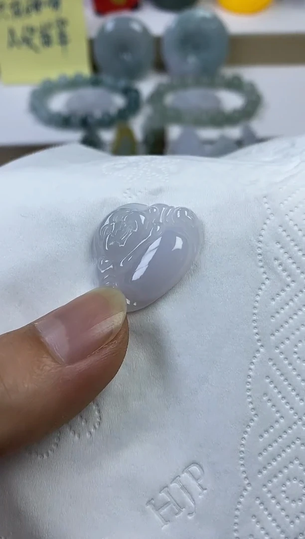 颈饰未镶嵌翡翠4天然缅甸翡翠A货佛公