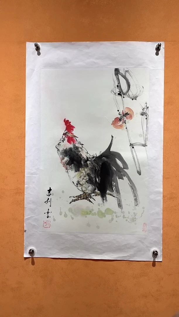 国画刘金玉老师亲笔手绘