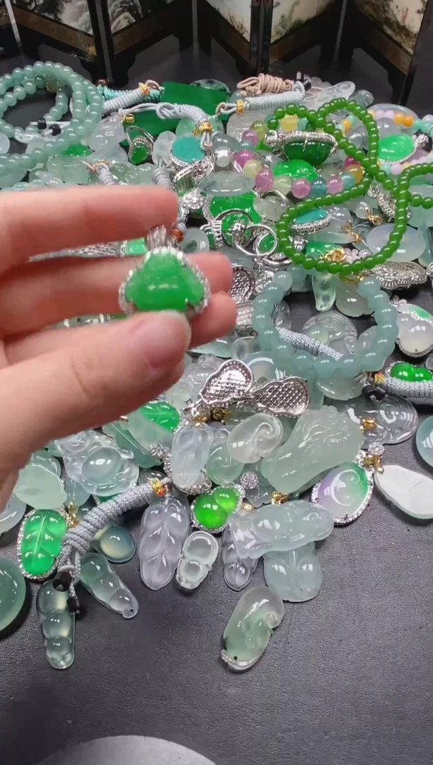 翡翠未镶嵌颈饰所见即所得（一物一图）222