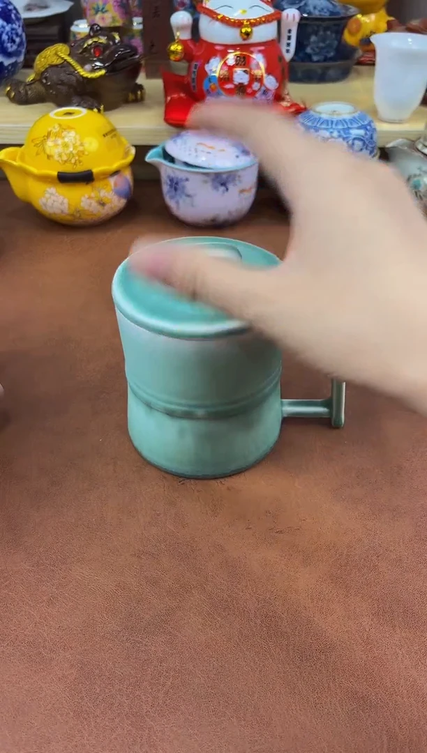 陶瓷茶具摆件旅行套组