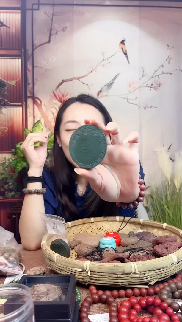 泥塑古法栀子心经牌子
