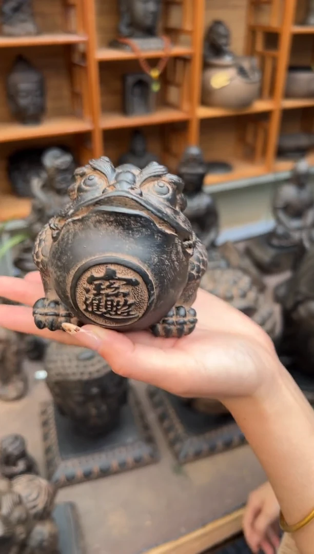 陶土【火山泥】小金蟾