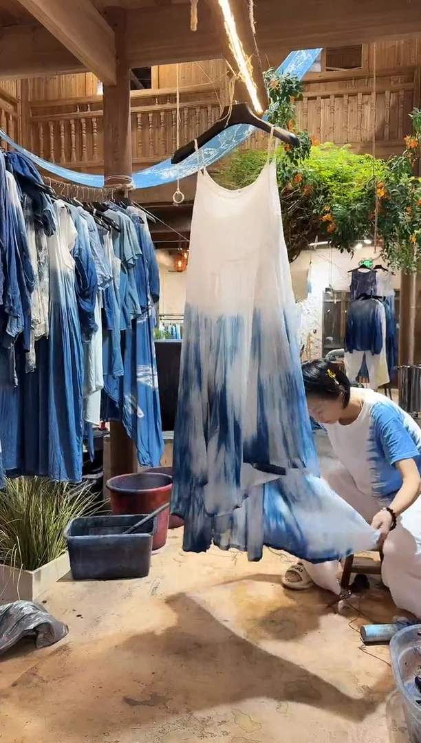 扎染裙111111111111
