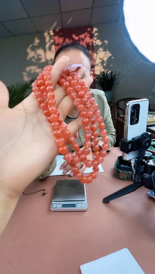 颈饰合金南红玛瑙a44