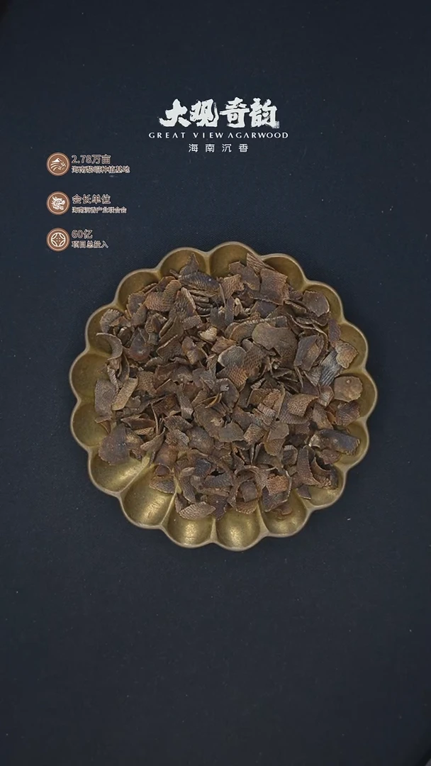 沉香沉香碎屑泡*【解释春风】21g海南莺歌绿