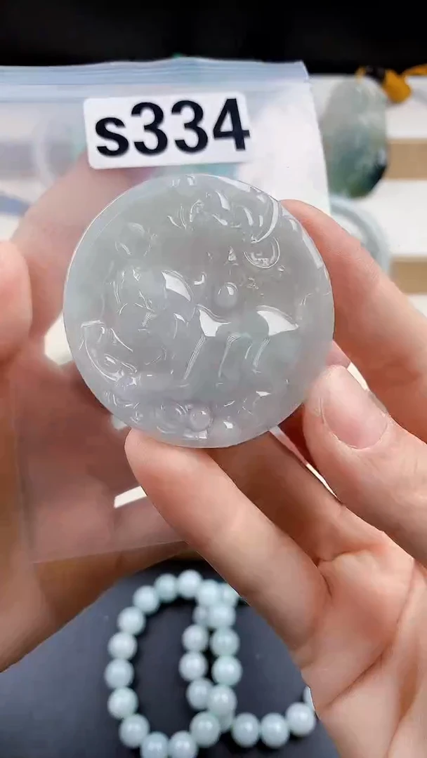 颈饰未镶嵌翡翠天然翡翠吊坠挂件