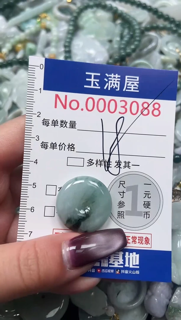 颈饰未镶嵌翡翠3088