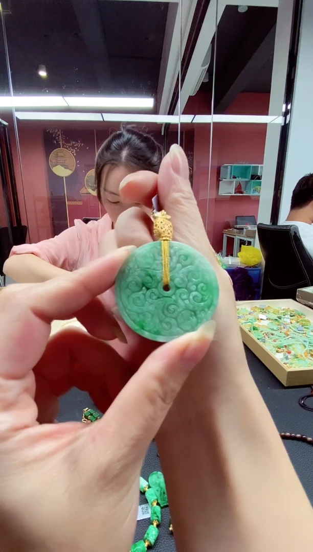 颈饰未镶嵌翡翠翡翠吊坠