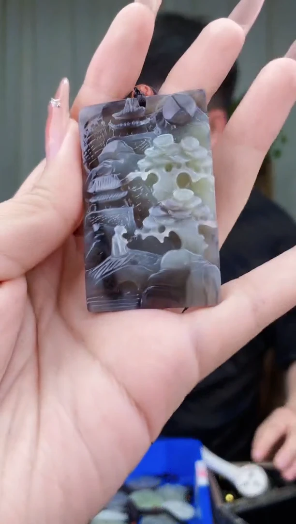 和田玉未镶嵌挂件拍一发一，多样性发货！