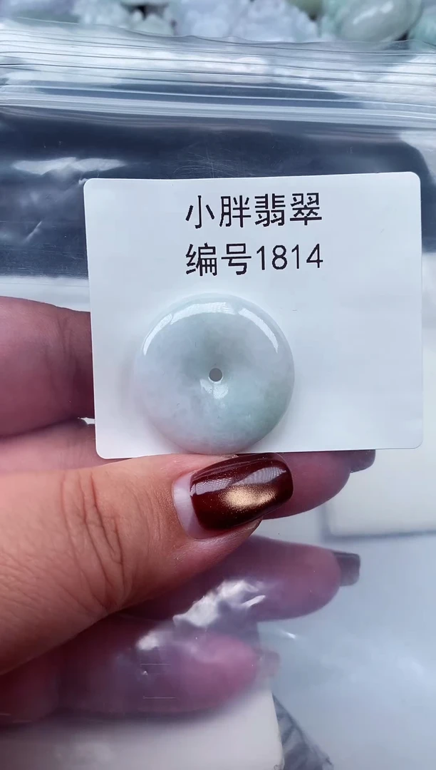 颈饰未镶嵌翡翠缅甸天然A货翡翠1814