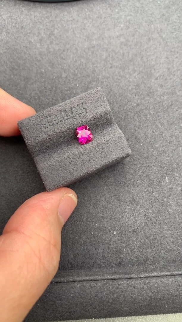 裸石红宝石1ct紫红宝 定制 BE
