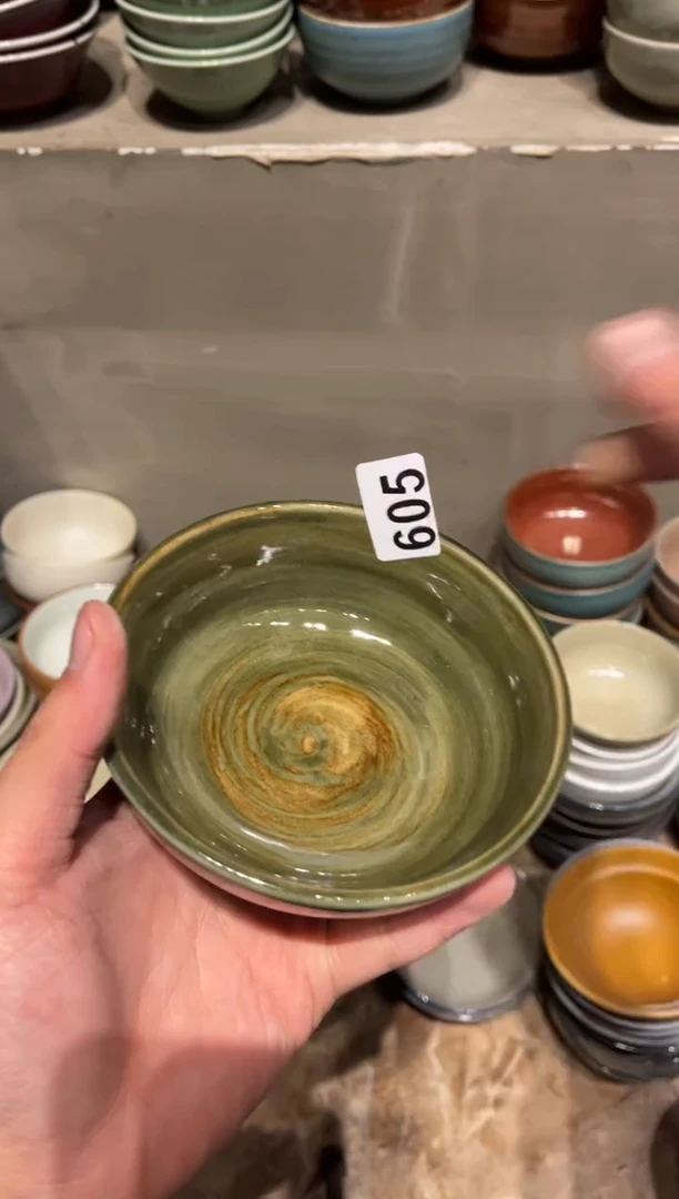 【闪购商品】瓷片605唐三彩饭碗1个