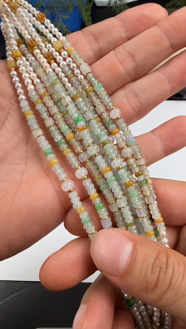 银S925镶嵌手串翡翠翡翠饰品（多样性发货一件）-199