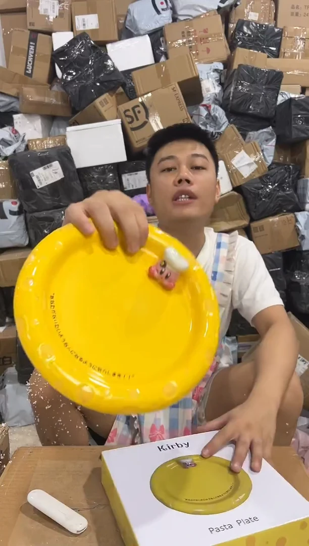 瓷片原盒星之卡比奶酪盘