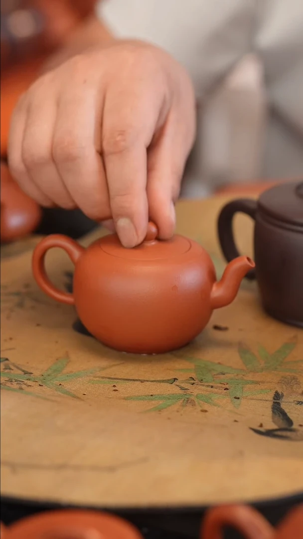 茶壶紫砂全手    宽口