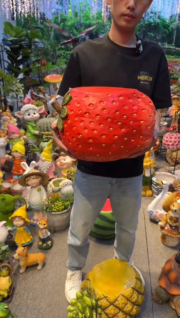 无花朵花园庭院摆件&00&