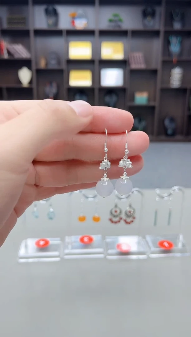 未镶嵌耳饰玛瑙/玉髓116000