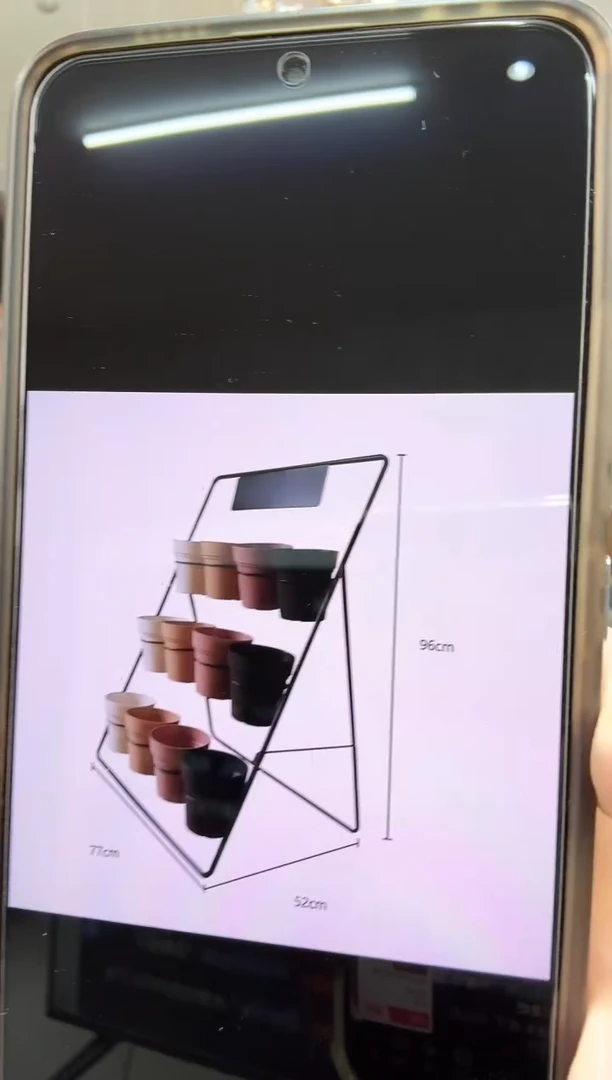 三层费洛铁艺花架一套