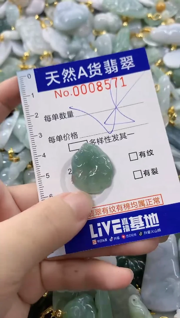 颈饰未镶嵌翡翠天然A货翡翠