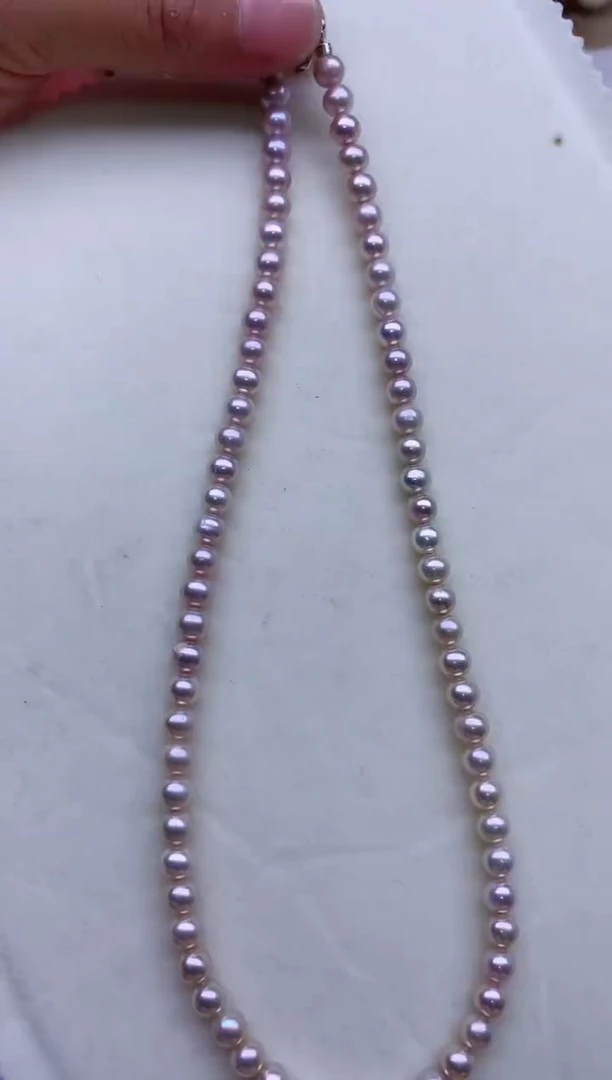 【闪购商品】淡水珍珠项链银S925镶嵌淡水珍珠项链