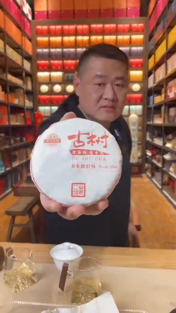 【闪购商品】高马二溪 白毫银针饼100克