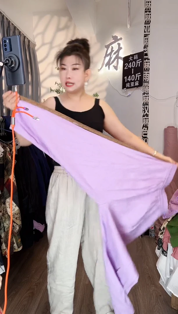 1亚麻大码女装上衣
