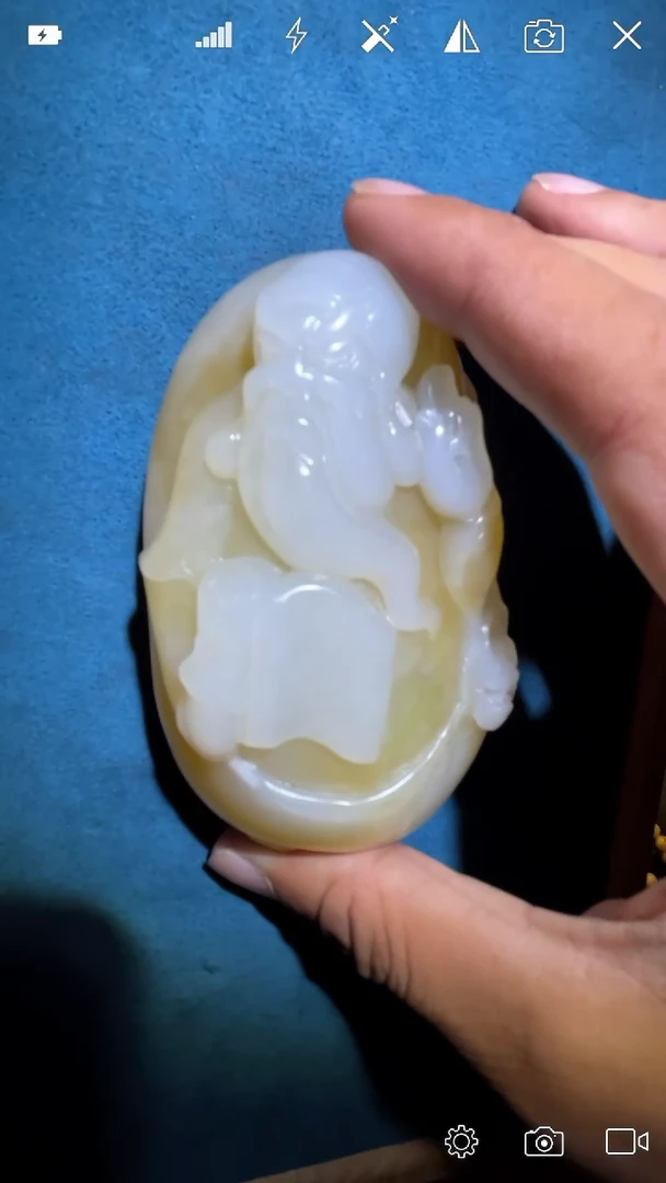 未镶嵌和田玉把件LJ  关二爷 把件