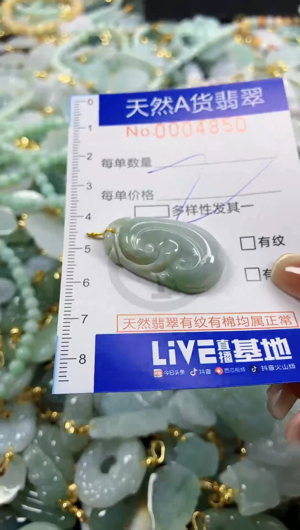 颈饰未镶嵌翡翠天然A货翡翠