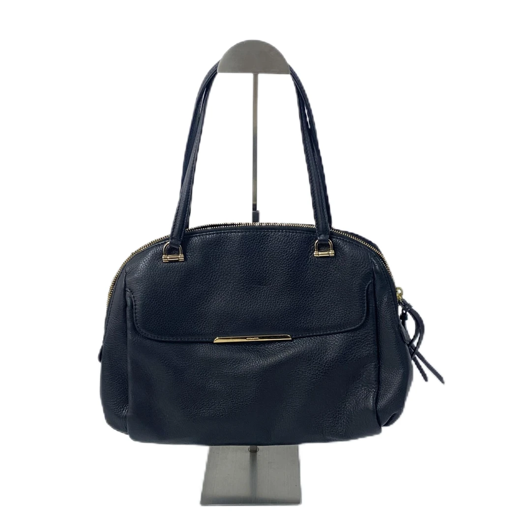 95新 COACH/蔻驰 经典老花帆布拼皮单肩手提斜挎包 SH-3913-A