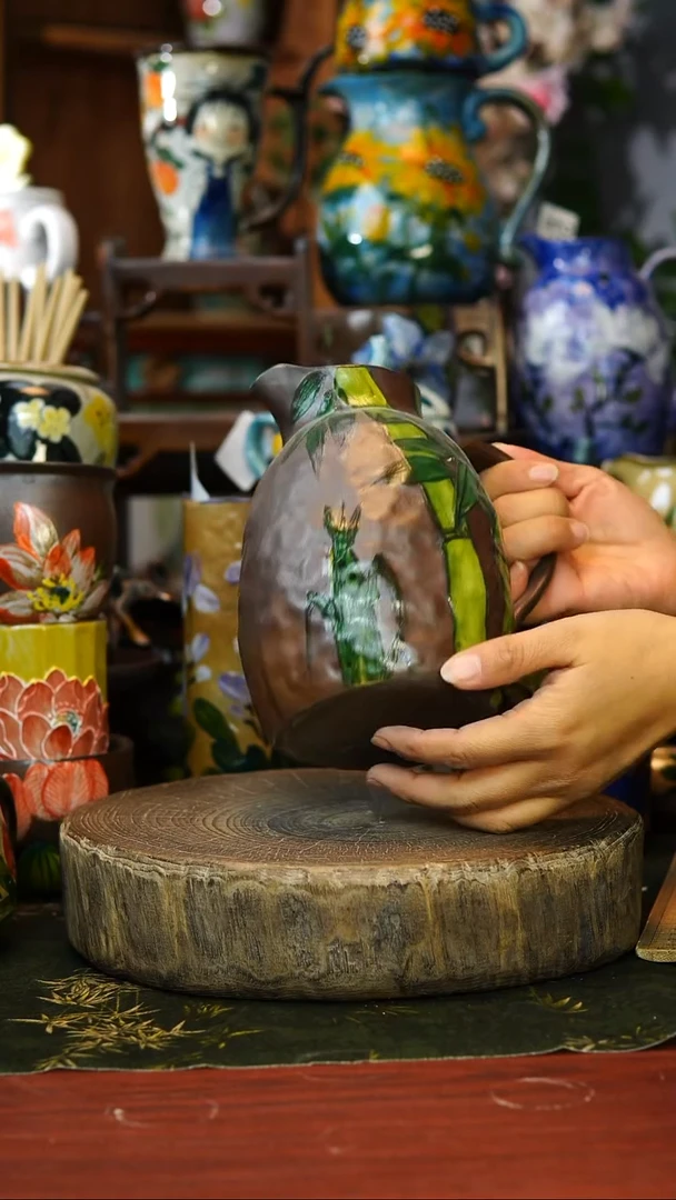 花瓶/杯子/碗27号景德镇手工手绘釉下彩