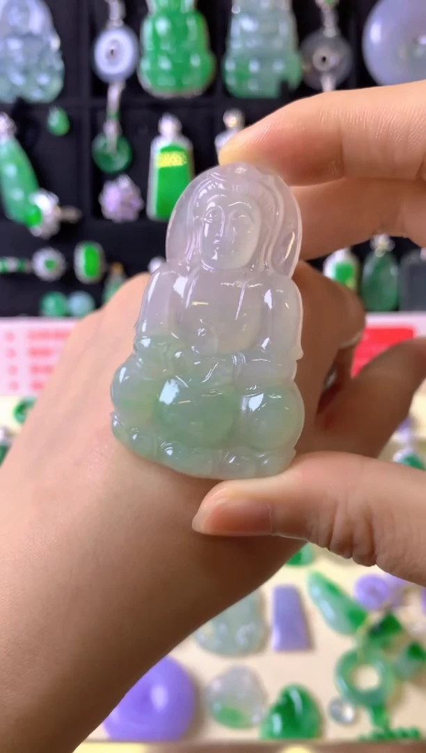 定制翡翠未镶嵌毛货抛光