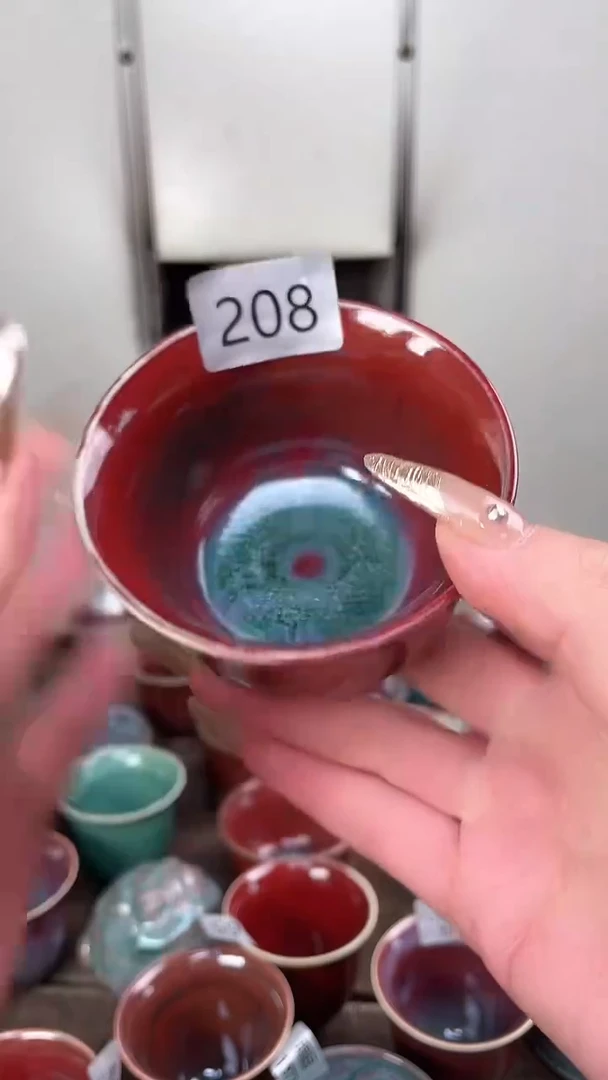 【闪购商品】摆件钧瓷手工茶器窑变