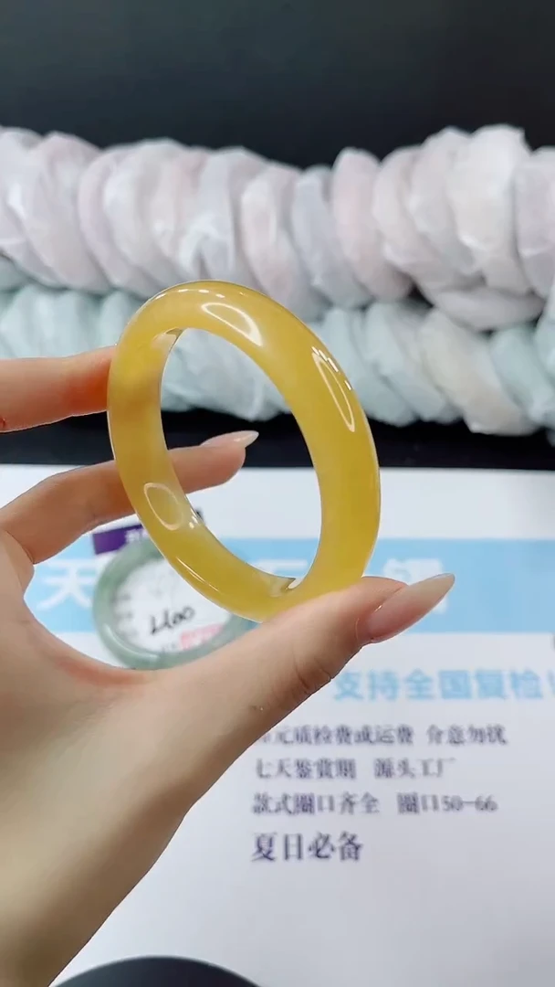 未镶嵌手镯石英质玉多样性发货L101