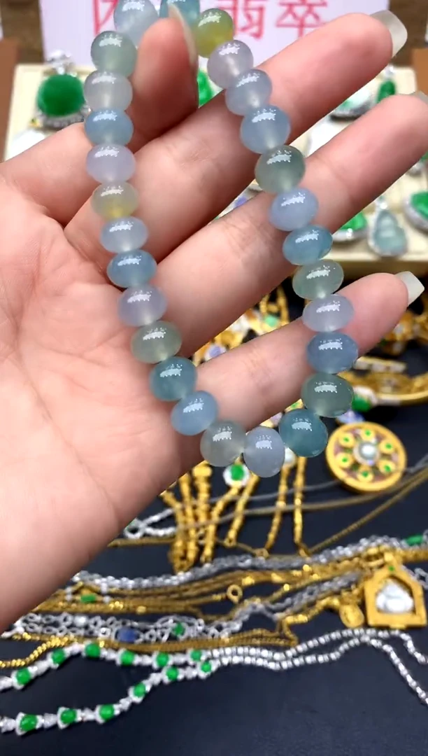 未镶嵌手串翡翠533-中国好珍宝
