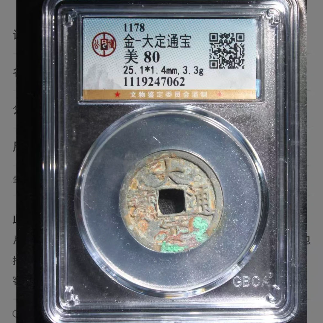 公博金代大定通宝钱币o