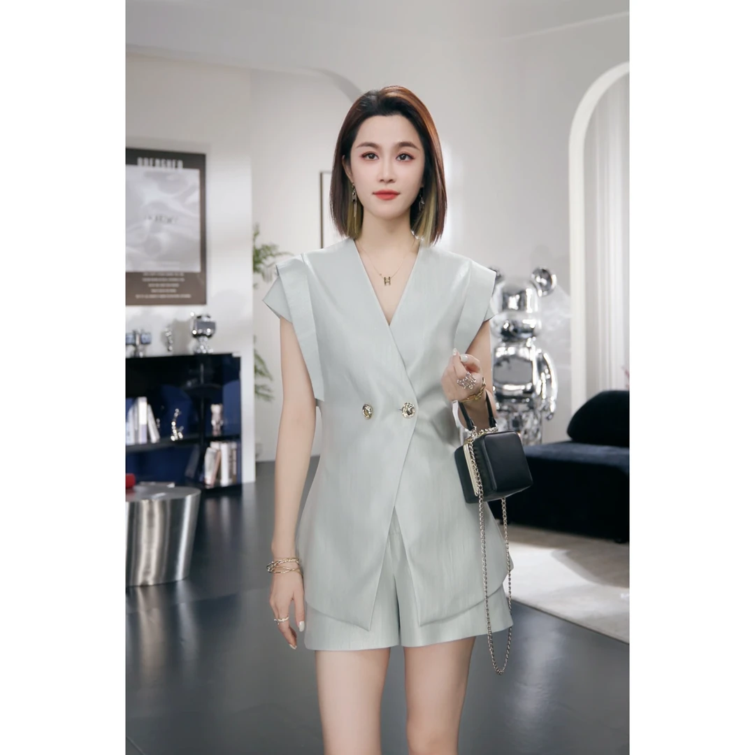 【Chanllete Meline】设计款高级感轻奢气质休闲时尚套装CM-9130