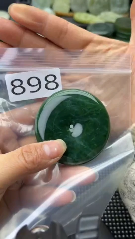 未镶嵌和田玉珠宝半成品扣子