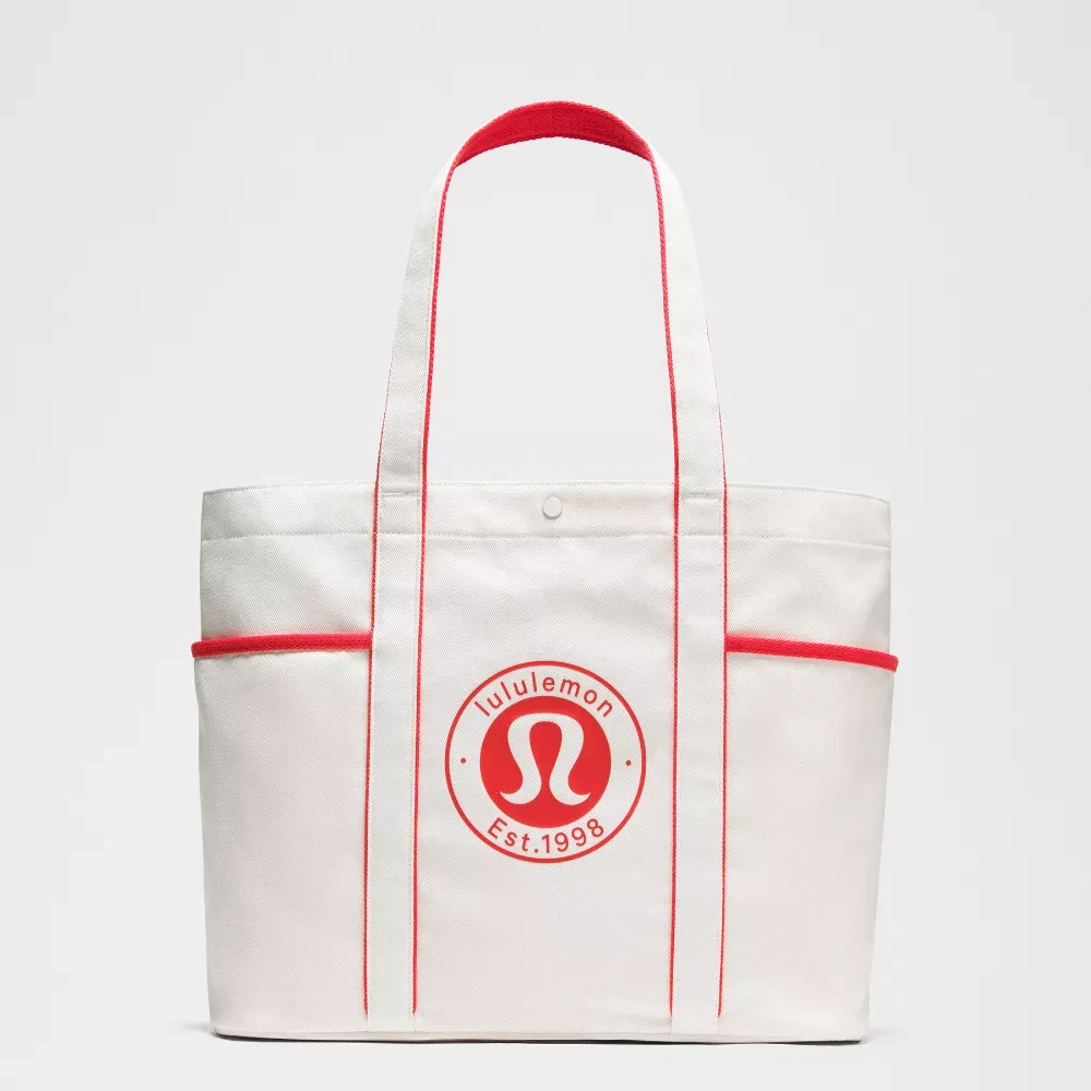 lululemon澳洲直邮托特包DailyMulti-PocketCanvasToteBag20LLogo