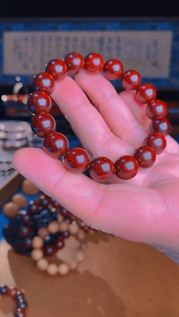 檀香紫檀（小叶紫檀）手串/手链12mm原汁原味