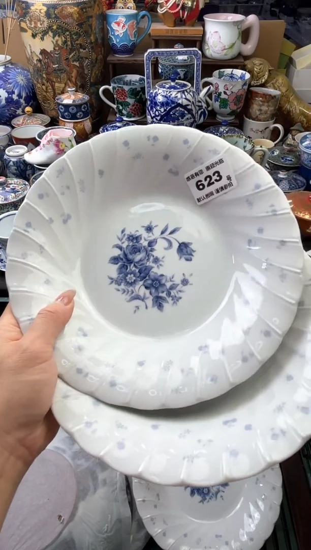 瓷片凤**戈623号六六工艺品瓷器