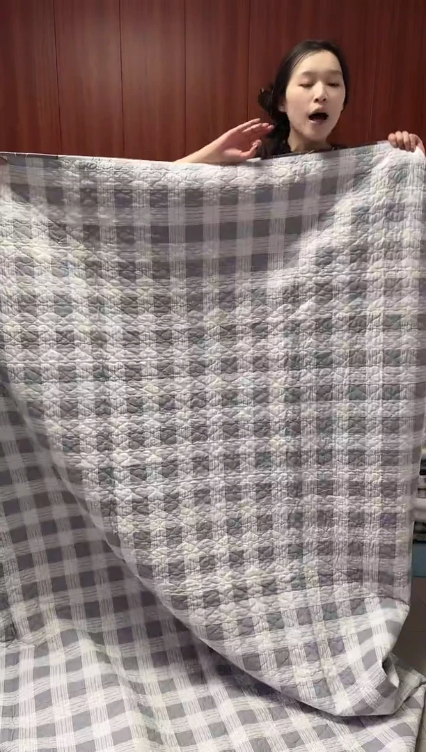 棉200*230白底灰花