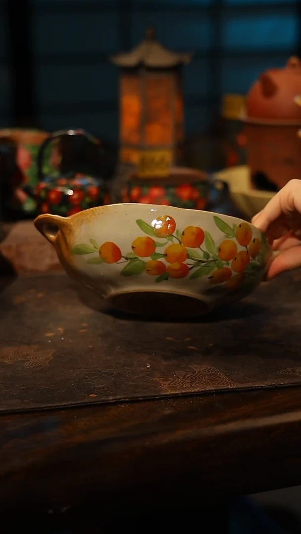 陶瓷景德镇高温釉下彩手工手绘款式